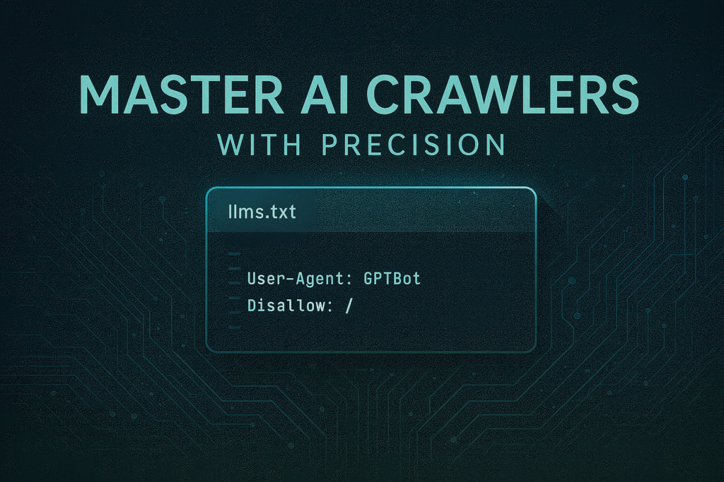 Control AI Crawlers: The Essential Guide for Every Webmaster